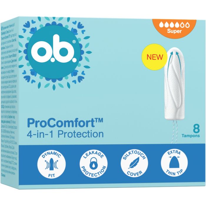 Тампони o.b. ProComfort Super 8 шт
