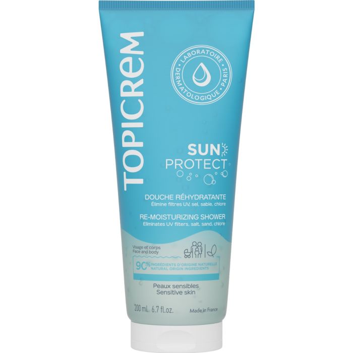 Гель для душа Topicrem (Топикрем) Sun Protect увлажняющий после загара 200 мл