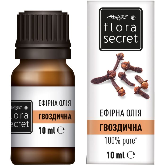 Олія ефірна Flora Secret гвоздики, 10 мл