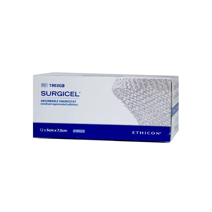 Матеріал гемостатичний хірург. SURGICEL*, 5x7.5см 1903GB