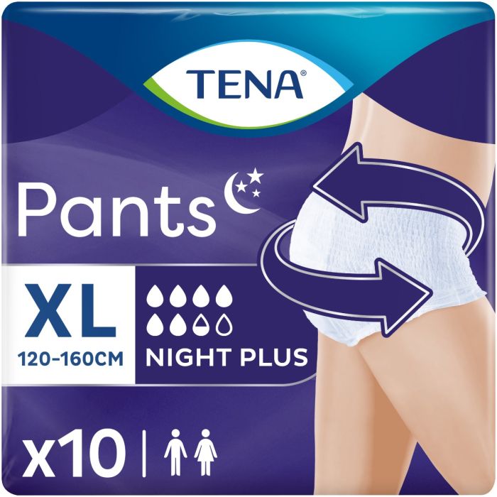 Труси-підгузки для дорослих Tena Pants Plus Night р.XL 10 шт.