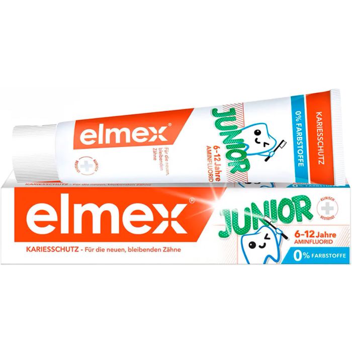 Зубна паста Elmex Junior, 6-12 років, 75 мл
