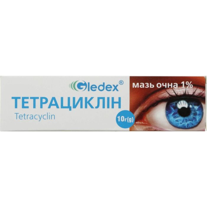 Тетрациклин для глаз 1% (10мг/г) мазь, 3 г