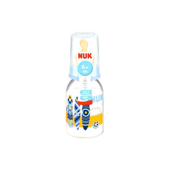 Бутылочка NUK Classic из полипропилена с соской из латекса размер 1 110 мл