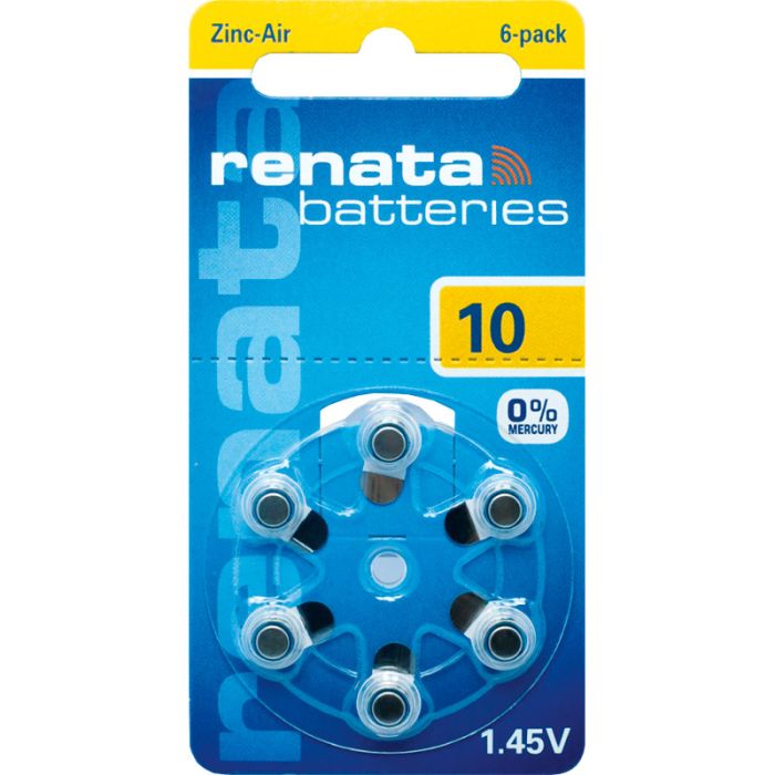 Батарейки Renata 10, 6 шт.