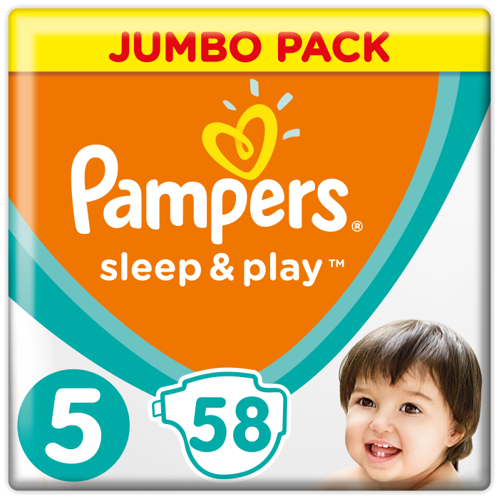 Підгузки Pampers Sleep& Play с ромашкой Junior 5 (11-18 кг) №58