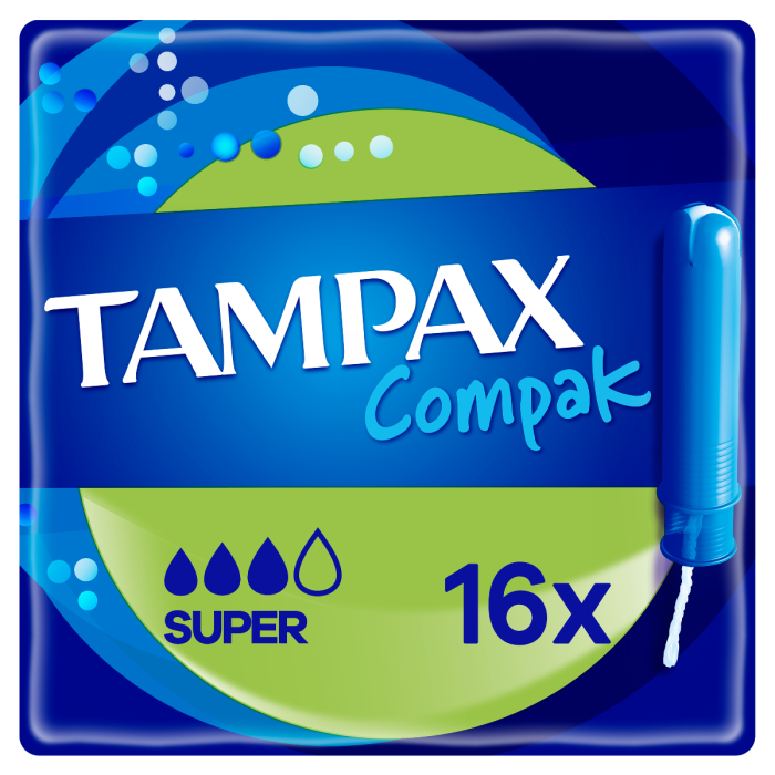 Тампони Tampax Compak Super Duo 16 шт