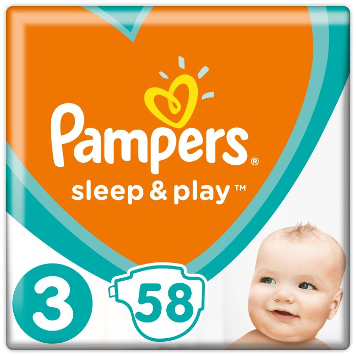 Підгузки Pampers Sleep& Play Midi 3 (5-9 кг) 58 шт