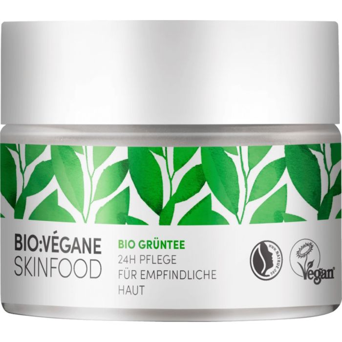 Крем Bio:Vegane (Біо Веган) догляд 24 години Органічний зелений чай для чутливої шкіри обличчя 50 мл