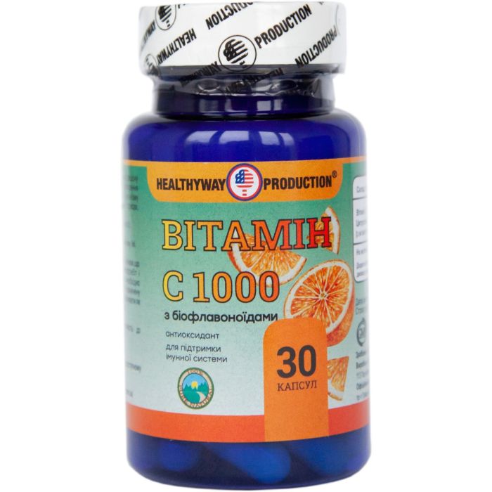 Healthyway Production Витамин C 1000 мг с биофлавоноидами капсулы №30