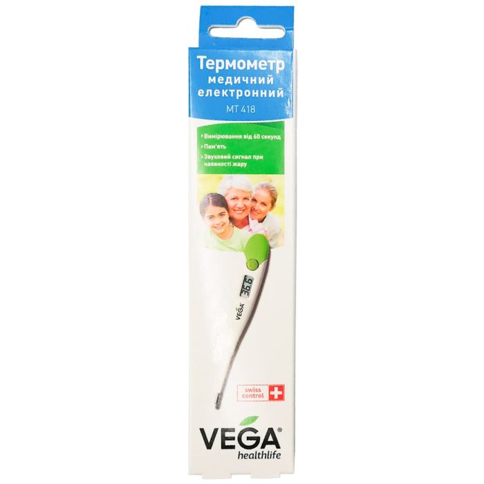 Термометр Vega електронний медичний МТ 418 (простий)