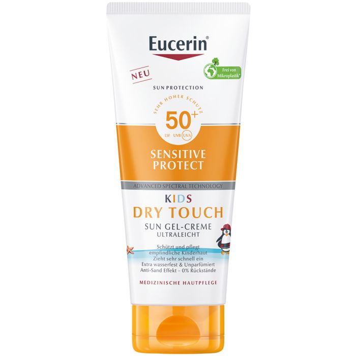 Солнцезащитный гель-крем Eucerin (Юцерин) Sun для детей ультралегкий с SPF 50+ 200 мл