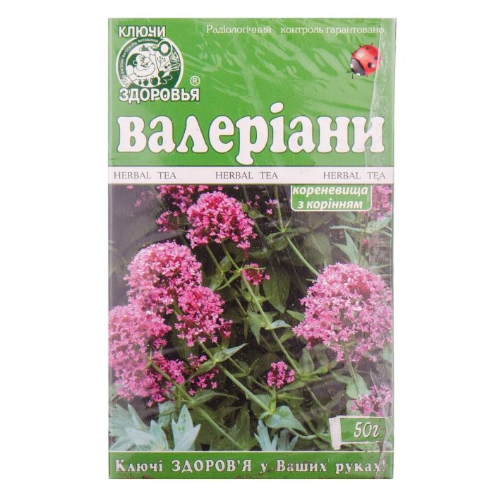 Валеріани кореневища з корінням збір 50 г