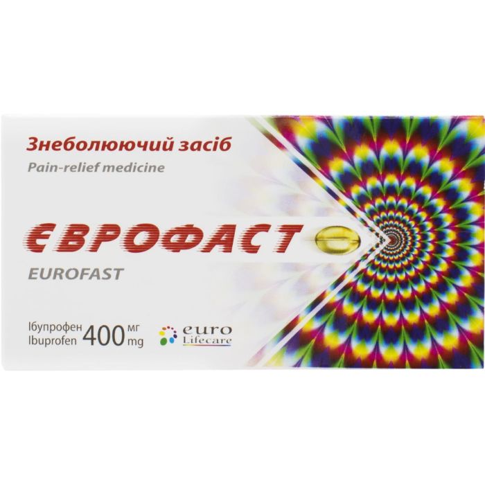 Єврофаст 400 мг капсули №20