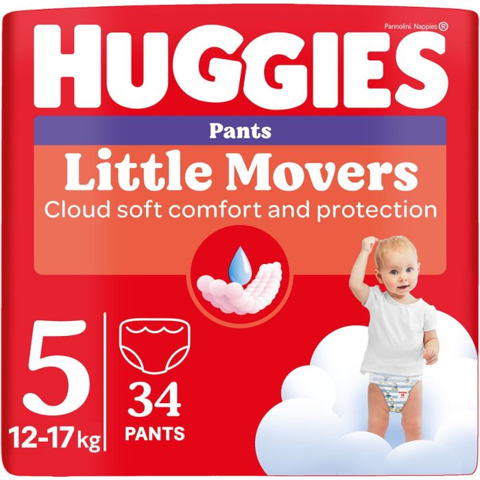Підгузки-трусики Huggies (Хаггіс) Little Movers р.5 (13-17кг) №34
