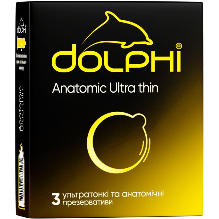 Презервативи Dolphi Аnatomical ultra thin №3