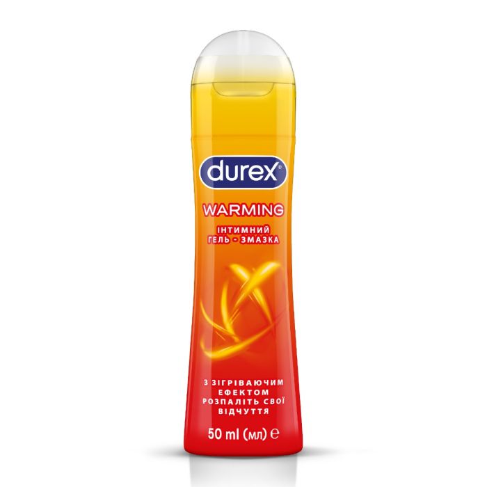 Інтимний гель-змазка DUREX Warming на силиконовій основі із зігріваючим ефектом (лубрикант), 50 мл