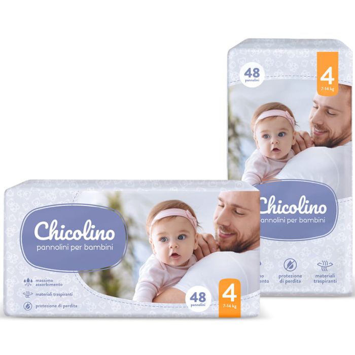 Подгузники детские Chicolino 4 (7-14 кг) 48 шт.