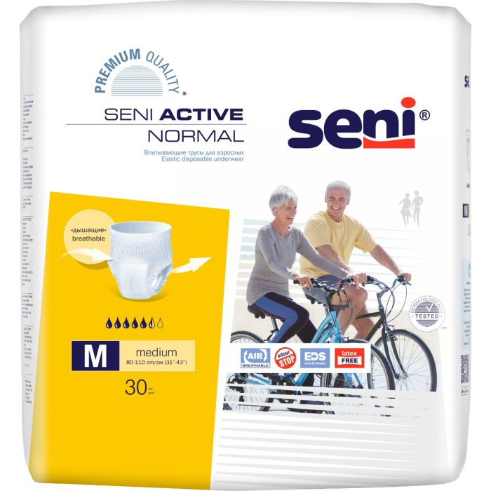 Підгузки-трусики для дорослих Seni Active Normal Medium, 30 шт.