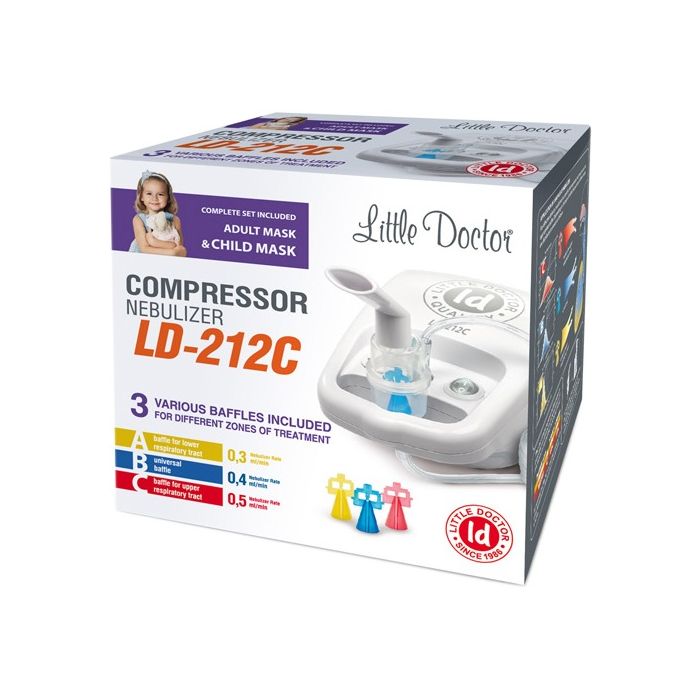 Інгалятор компресорний Little Doctor (Літл Доктор) LD-212C білий
