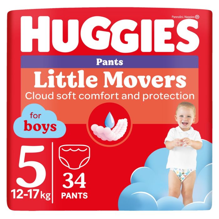 Трусики Huggies Little Movers для хлопчиків р.5 (12-17 кг) №34