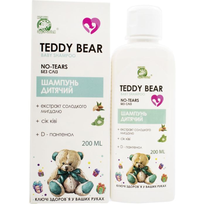Шампунь Teddy bear молоко/мед, дитячий без сліз, 200 мл
