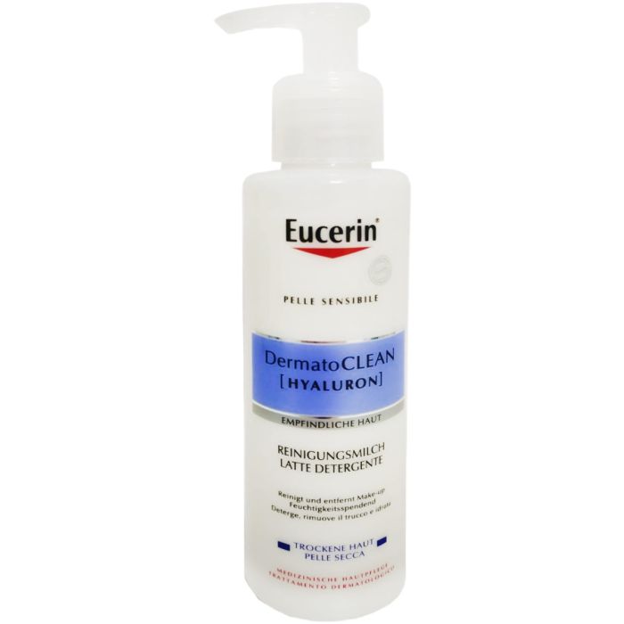 Молочко Eucerin DermatoClean очищающее для чувствительной и сухой кожи 200 мл