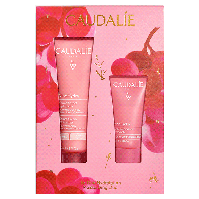 Набор Caudalie (Кодали) Vinohydra Sorbet Cream (Крем-сорбет увлажняющий 60 мл+Гель увлажняющий для умывания 30 мл)