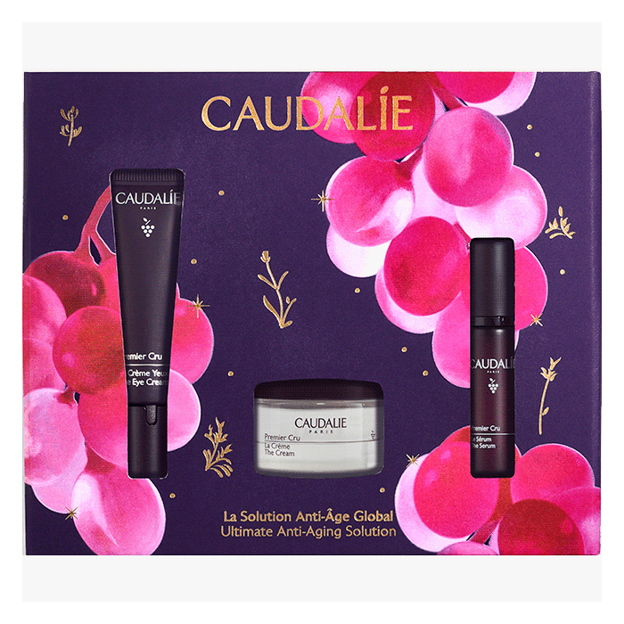 Набір Caudalie (Кодалі) Premier Cru (Крем Premier Cru для очей 15 мл + Крем Premier Cru 15 мл + Сироватка Premier Cru 10 мл)