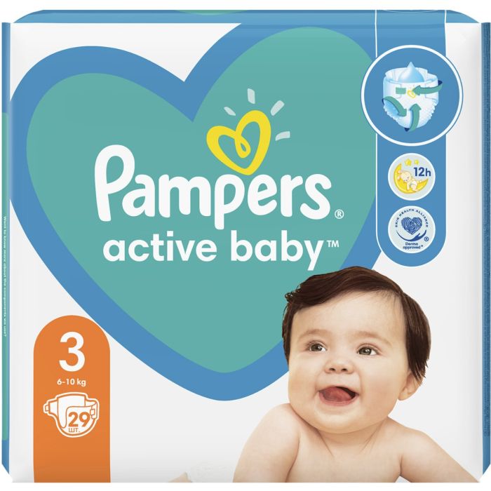 Підгузки Pampers (Памперс) Active Baby Midi р.3 (6-10 кг) №29