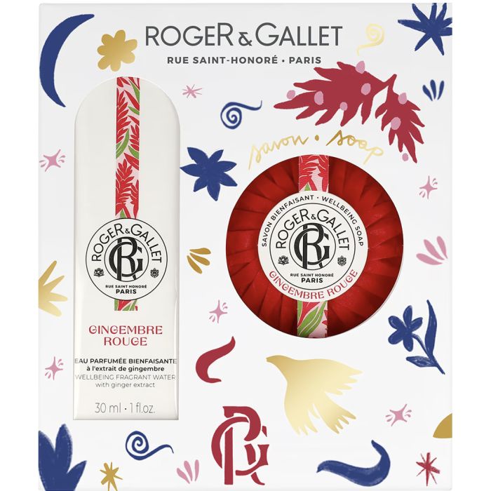 Набор Roger&Gallet (Роже&Галье) Красный имбирь (вода 30 мл + мыло 100 г)