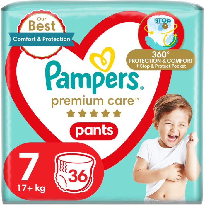 Подгузники-трусики Pampers Premium Care Pants Giant Plus р.7  (17+ кг) №36
