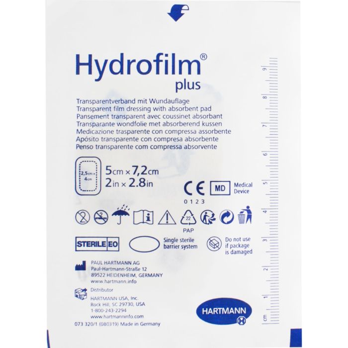 Повязка Hydrofilm (Гидрофилм) plus 5 см х 7,2 см №1