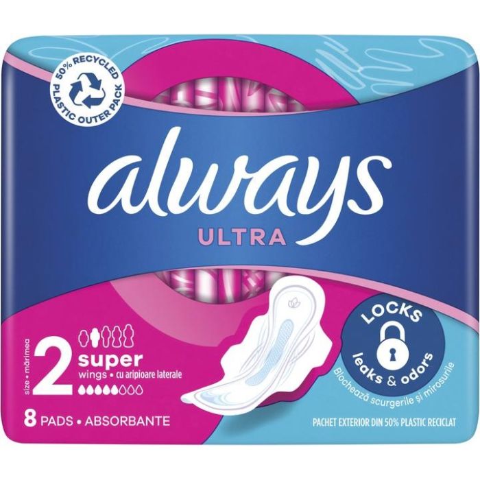 Гігієнічні прокладки Always Ultra Super №8