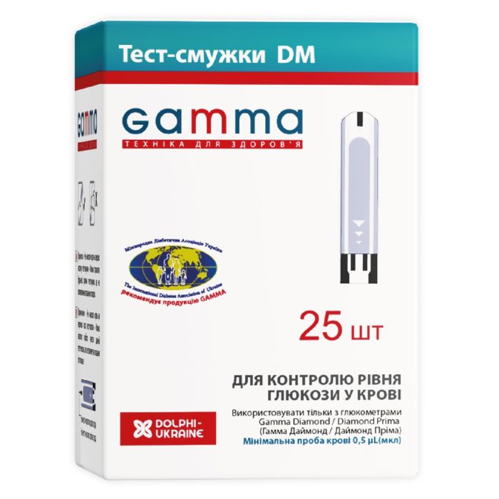 Тест-смужки GAMMA DM №25