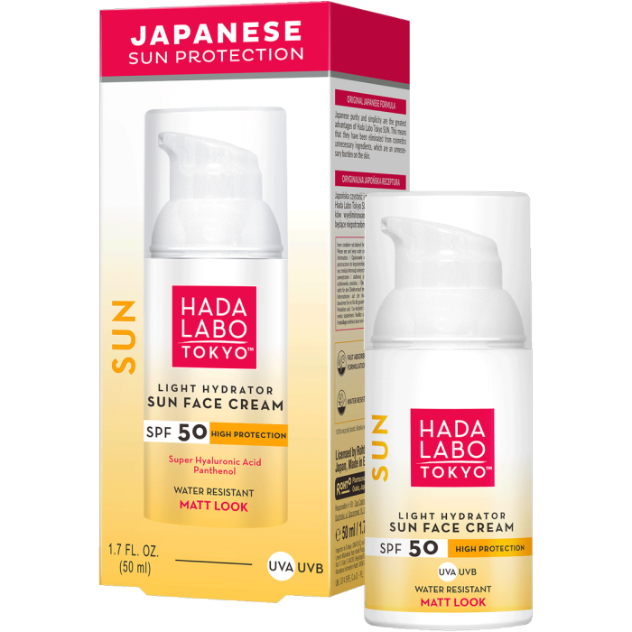 Крем Hada Labo Tokyo (Хада Лабо Токіо) для обличчя сонцезахисний SPF 50 50 мл - фото №1 Крем Hada Labo Tokyo (Хада Лабо Токіо) для обличчя сонцезахисний SPF 50 50 мл