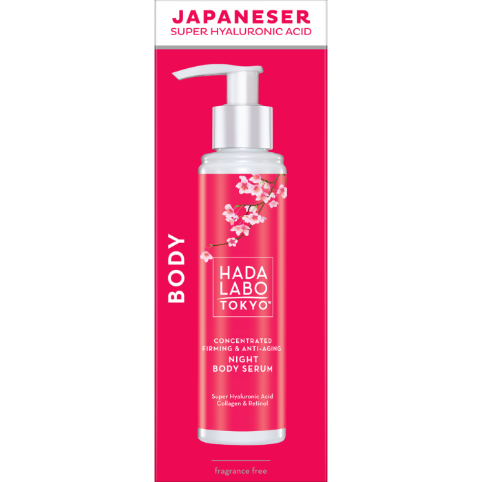Сыворотка Hada Labo Tokyo (Хада Лабо Токио) для тела антивозрастная подтягивающая ночная 150 мл - фото №1 Сыворотка Hada Labo Tokyo (Хада Лабо Токио) для тела антивозрастная подтягивающая ночная 150 мл