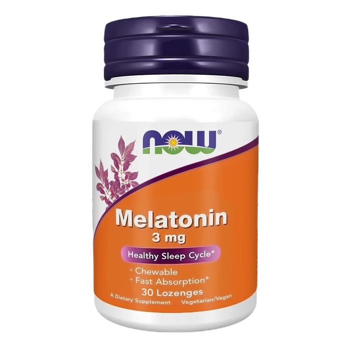 Now (Нау) Foods  Melatonin (Мелатонин) 3 мг капсулы №30