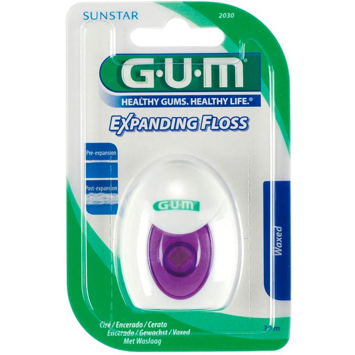 Зубна нитка Gum Expanding Floss ефект розширенного очищення 30 м