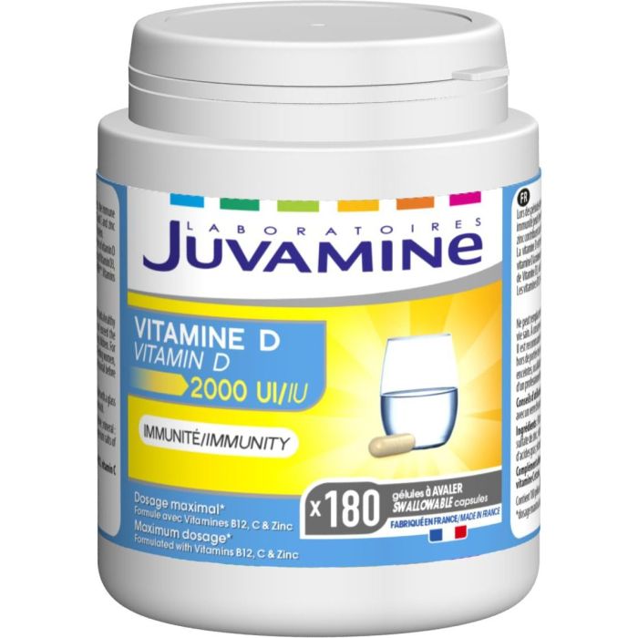 Juvamine (Жувамин) Витамин D 2000 МЕ капсулы №180