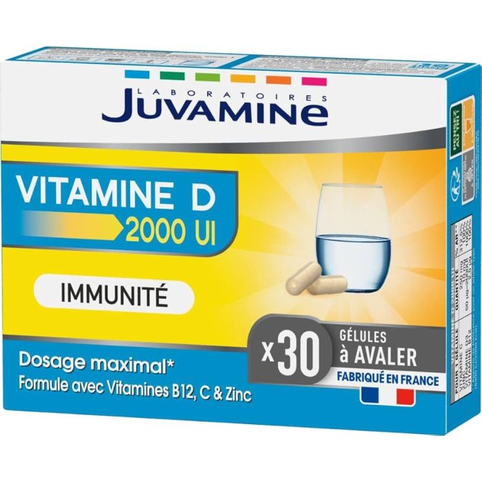 Juvamine (Жувамін) Вітамін D 2000 МО капсули №30