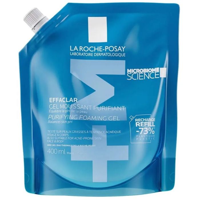 Гель-мус La Roche-Posay (Ля Рош-Позе) Effaclar+М для очищення проблемної шкіри 400 мл рефіл