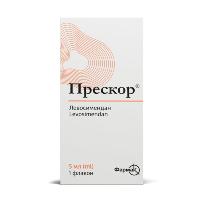 Прескор 2,5 мг/мл концентрат для розчину для інфузій флакон 5 мл №1