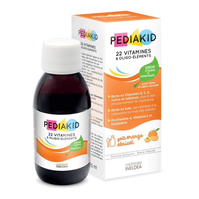Педіакід Pediakid сироп для здорового фізичного розвитку: 22 вітаміна та оліго-елемента 125 мл