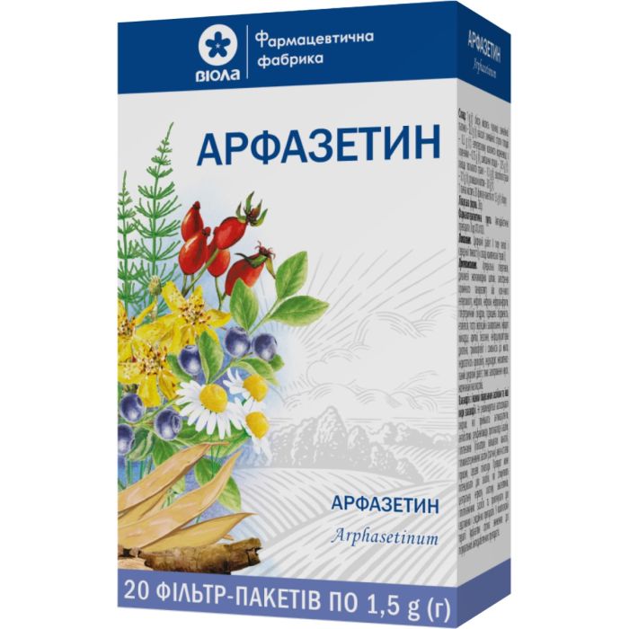 Арфазетин збір по 1.5 в фільтр-пакетах №20