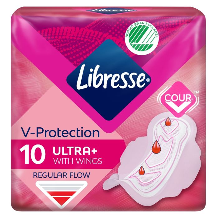 Прокладки Libresse Invisible Ultra Thin Normal Clip 10 шт