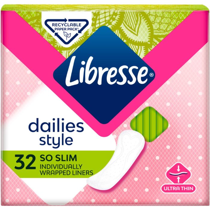 Прокладки ежедневные гигиенические Libresse Dailyfresh Normal, 32 шт.