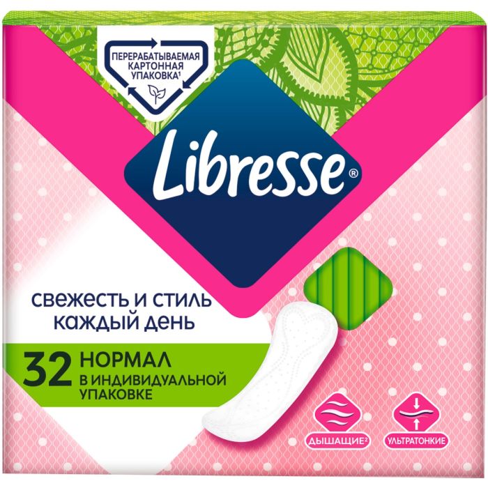 Прокладки Libresse Дейлі Фреш Нормал №32