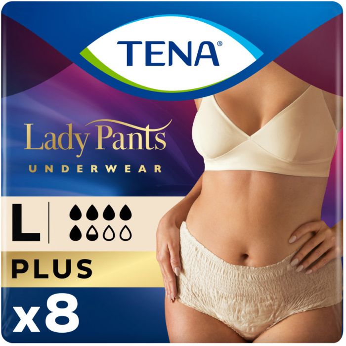 Труси урологічні жіночі Tena (Тена) Lady Pants Plus L №8 Creme