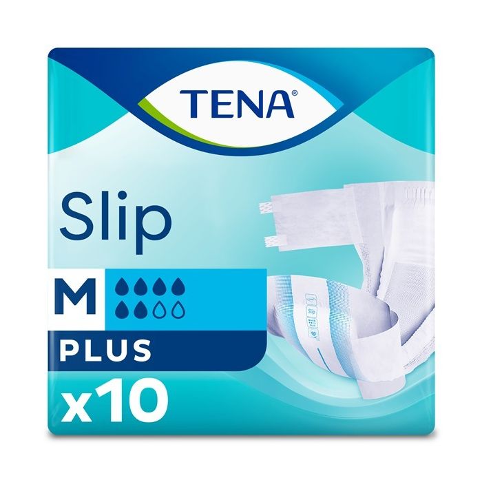 Підгузки для дорослих TENA Slip Plus дихаючі (Medium) 10 шт